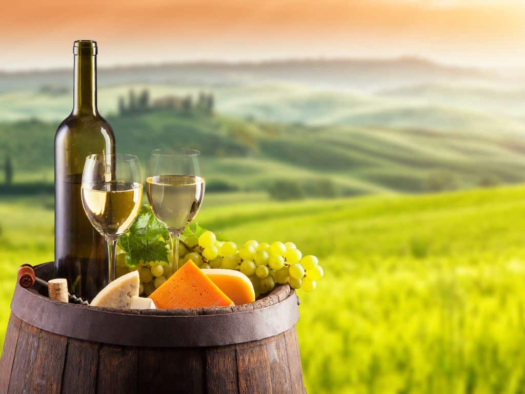 Подходящи храни за бяло вино